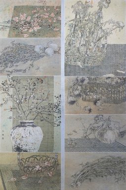《西园拾秋写丹青》
