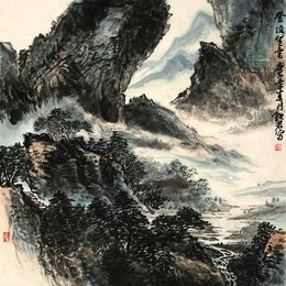 登顶观云 86x69厘米