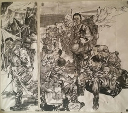 行军途中