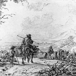 《山水牧民》亚伯拉罕范斯特里(Abraham van Strij)高清作品欣赏