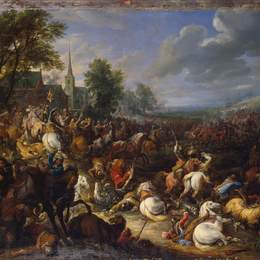 亚当范德穆伦(Adam van der Meulen)高清作品:Cavalery in the Battle