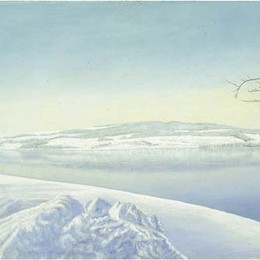 阿道夫迪特里希(Adolf Dietrich)高清作品:Blauer Wintertag mit Schienerberg