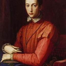 阿尼奥洛·布伦齐诺(Agnolo Bronzino)高清作品:Francesco I de Medici, Grand Duke of Tuscany