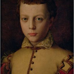 阿尼奥洛·布伦齐诺(Agnolo Bronzino)高清作品:Portrait of Ferdinando de Medici