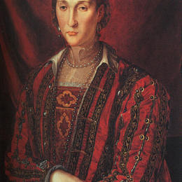 阿尼奥洛·布伦齐诺(Agnolo Bronzino)高清作品:Portrait of Francesco I de Medici