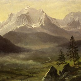 《大提顿》阿尔伯特·比尔施塔特(Albert Bierstadt)高清作品欣赏