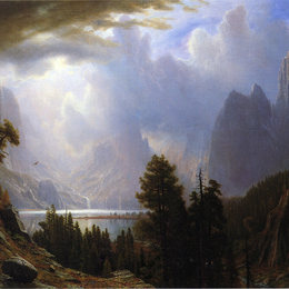 《景观》阿尔伯特·比尔施塔特(Albert Bierstadt)高清作品欣赏