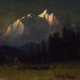 《西方景观》阿尔伯特·比尔施塔特(Albert Bierstadt)高清作品欣赏