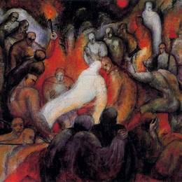 《昆虫寄生的》阿尔博特·布洛奇(Albert Bloch)高清作品欣赏