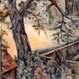 《花园一瞥》阿尔博特·布洛奇(Albert Bloch)高清作品欣赏