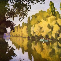 《河景》阿尔贝·马尔凯(Albert Marquet)高清作品欣赏