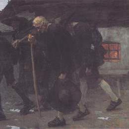 《根据1809年和平》阿尔宾·艾格-利恩茨(Albin Egger-Lienz)高清作品欣赏