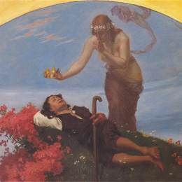 《胡尔达》阿尔宾·艾格-利恩茨(Albin Egger-Lienz)高清作品欣赏