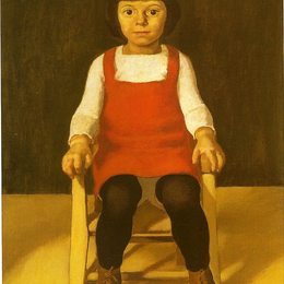 《艺术家女儿伊拉》阿尔宾·艾格-利恩茨(Albin Egger-Lienz)高清作品欣赏