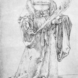 《加冕神圣烈士》阿尔布雷希特·丢勒(Albrecht Durer)高清作品欣赏