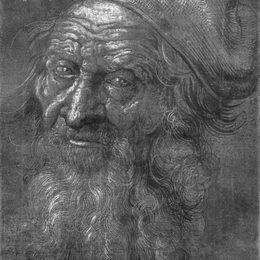 《老人头》阿尔布雷希特·丢勒(Albrecht Durer)高清作品欣赏