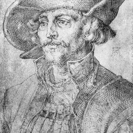 阿尔布雷希特·丢勒(Albrecht Durer)高清作品:Portrait of Hans Pfaffrot of Gdansk