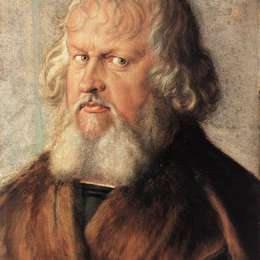 阿尔布雷希特·丢勒(Albrecht Durer)高清作品:Portrait of Hieronymus Holzschuher