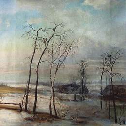《春天的气息》阿列克谢·孔德拉季耶维奇·萨伏拉索夫(Aleksey Savrasov)高清作品欣赏