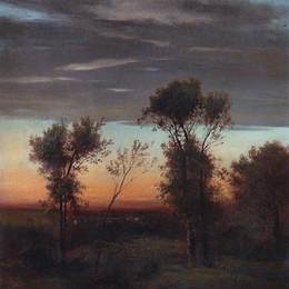 《傍晚》阿列克谢·孔德拉季耶维奇·萨伏拉索夫(Aleksey Savrasov)高清作品欣赏