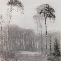 《景观》阿列克谢·孔德拉季耶维奇·萨伏拉索夫(Aleksey Savrasov)高清作品欣赏