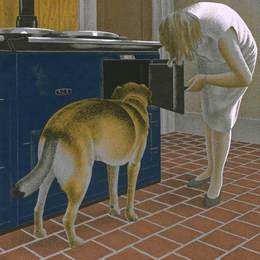 《炉子》科尔维尔(Alex Colville)高清作品欣赏