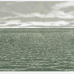 《贝尔浮标和鸬鹚》科尔维尔(Alex Colville)高清作品欣赏