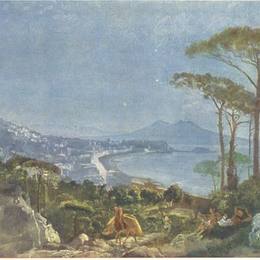 亚历山大·伊万诺夫(Alexander Ivanov)高清作品:View of Naples from the road in Pozilippe