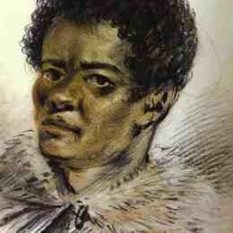 《黑人的肖像，奥尔洛夫斯基的仆人》亚力山大奥洛夫斯基(Alexander Orlowski)高清作品欣赏