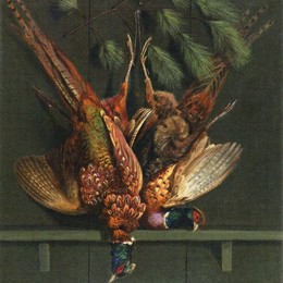 《吊雉鸡》亚历山大·波佩(Alexander Pope)高清作品欣赏