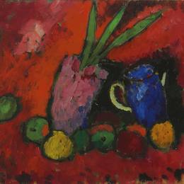 《静物》阿历克谢·冯·亚夫伦斯基(Alexej von Jawlensky)高清作品欣赏