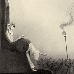 《最后的国王》阿尔弗雷德·库宾(Alfred Kubin)高清作品欣赏