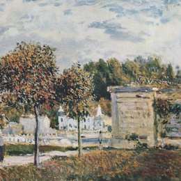 《马斯巴辛》阿尔弗莱德·西斯莱(Alfred Sisley)高清作品欣赏