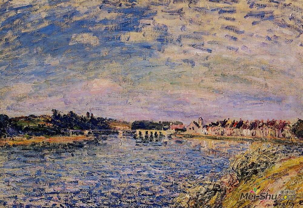 《聖母夜》阿爾弗萊德·西斯萊(alfred sisley)高清作品欣賞