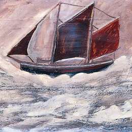 《小船》艾尔弗雷德沃利斯(Alfred Wallis)高清作品欣赏