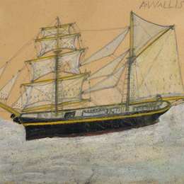 《有名无实的匪徒》艾尔弗雷德沃利斯(Alfred Wallis)高清作品欣赏