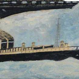 《机动船四人》艾尔弗雷德沃利斯(Alfred Wallis)高清作品欣赏