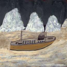 《前往拉布拉多的航程》艾尔弗雷德沃利斯(Alfred Wallis)高清作品欣赏