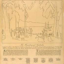 《澳大利亚1788成立》阿尔杰尼翁·塔尔米奇(Algernon Talmage)高清作品欣赏