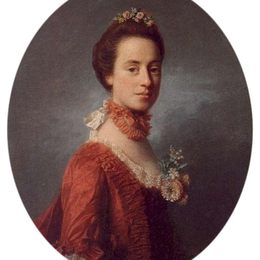 阿兰·雷姆赛(Allan Ramsay)高清作品:Mary Digges (1737-1829) Lady Robert Manners