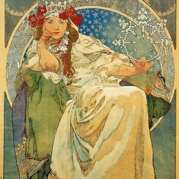《风信子公主》阿尔丰斯·慕夏(Alphonse Mucha)高清作品欣赏