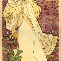 《茶花女》阿尔丰斯·慕夏(Alphonse Mucha)高清作品欣赏