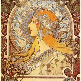 《生肖》阿尔丰斯·慕夏(Alphonse Mucha)高清作品欣赏