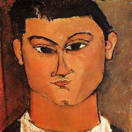 阿梅代奥·莫迪利亚尼(Amedeo Modigliani)高清作品:Portrait of Moise Kisling