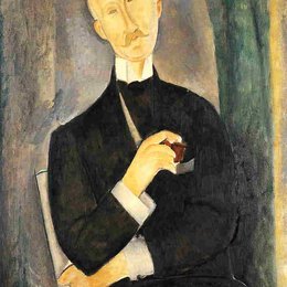 《罗杰杜蒂勒尔》阿梅代奥·莫迪利亚尼(Amedeo Modigliani)高清作品欣赏