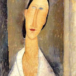 《汉卡布罗夫斯卡》阿梅代奥·莫迪利亚尼(Amedeo Modigliani)高清作品欣赏