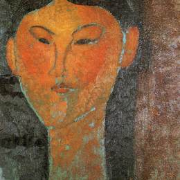 《比阿特丽斯黑斯廷斯的肖像》阿梅代奥·莫迪利亚尼(Amedeo Modigliani)高清作品欣赏