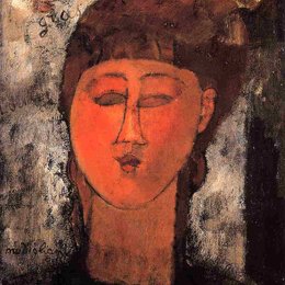 《胖孩子》阿梅代奥·莫迪利亚尼(Amedeo Modigliani)高清作品欣赏