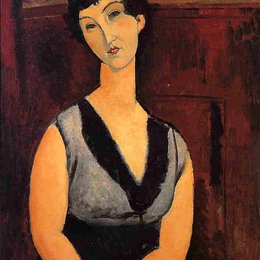 《美丽的糖果店》阿梅代奥·莫迪利亚尼(Amedeo Modigliani)高清作品欣赏