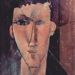 《雷蒙德画像》阿梅代奥·莫迪利亚尼(Amedeo Modigliani)高清作品欣赏